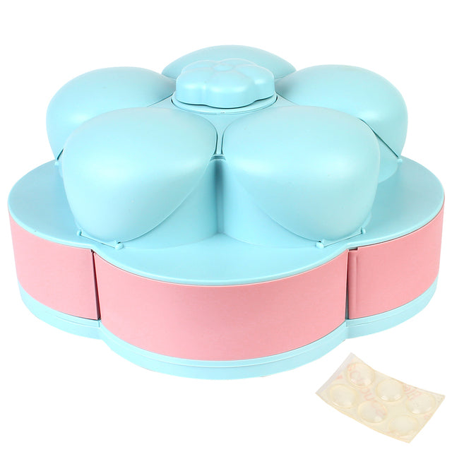 Lisslune | Two-Layer Rotating Flower Candy Snack Box