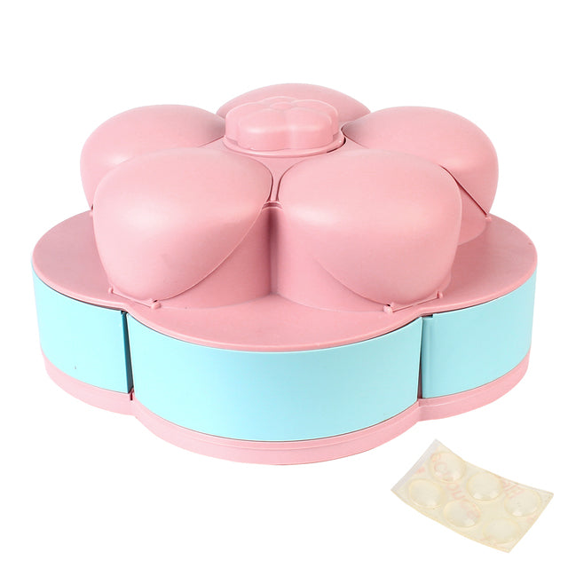 Lisslune | Two-Layer Rotating Flower Candy Snack Box