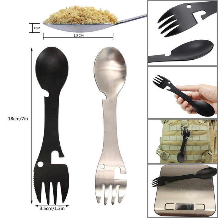 Lisslune | Stainless Steel Multifunctional Bottle Opener Spork