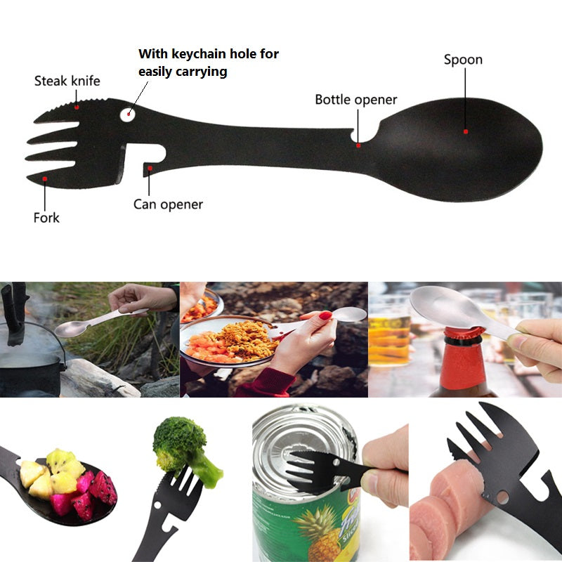 Lisslune | Stainless Steel Multifunctional Bottle Opener Spork