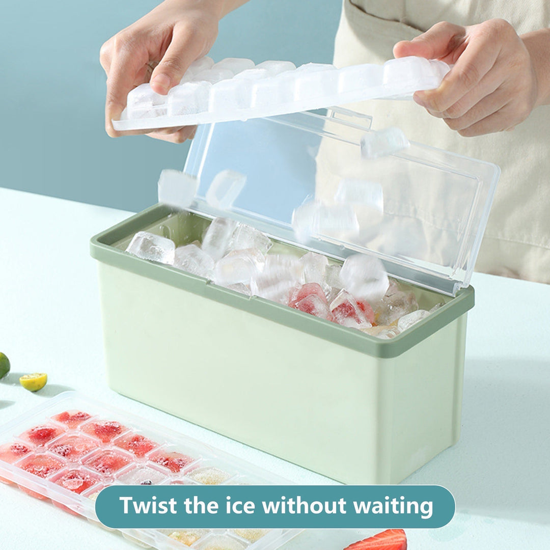 Lisslune | Three-Layer Ice Cube Tray Box