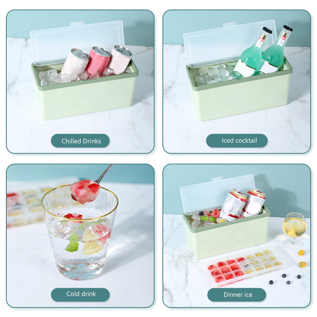 Lisslune | Three-Layer Ice Cube Tray Box