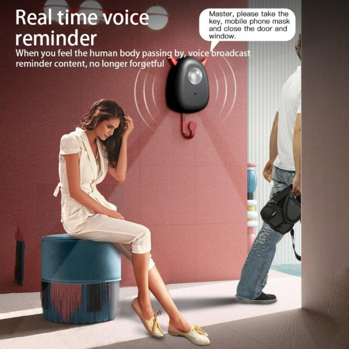 Lisslune | Cartoon Elf Sensor Voice Reminder Key Hook