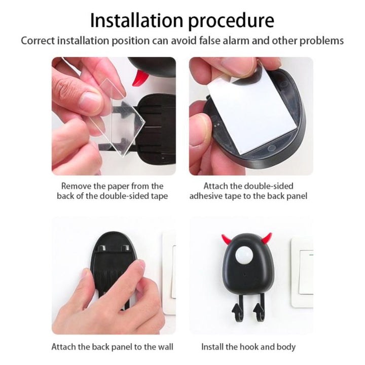 Lisslune | Cartoon Elf Sensor Voice Reminder Key Hook