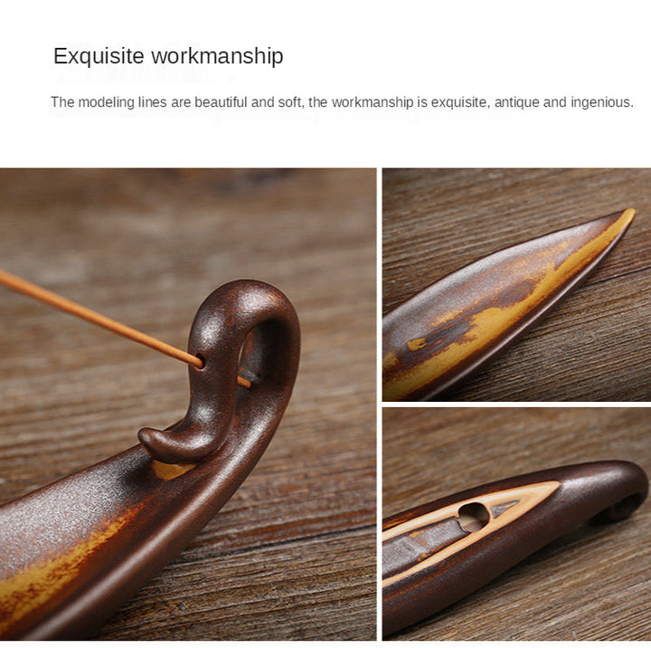 Lisslune | Wooden Zen Incense Holder