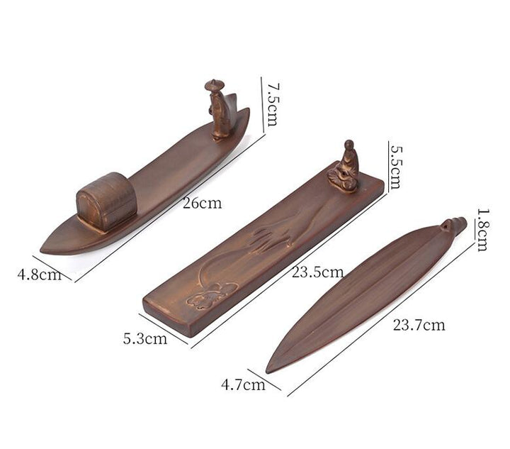 Lisslune | Wooden Zen Incense Holder