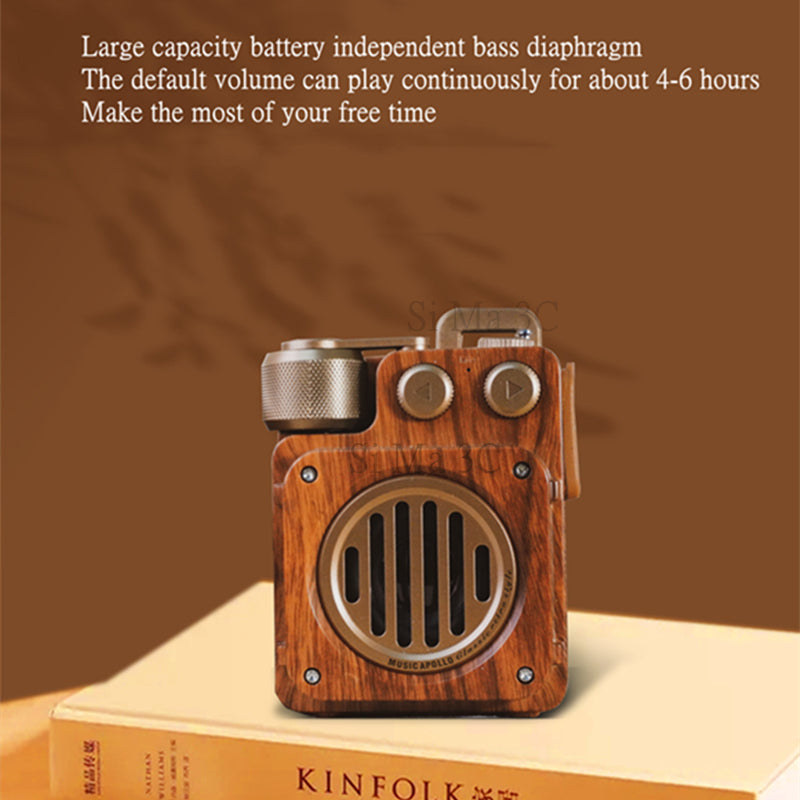 Lisslune | American Style Retro Bluetooth Radio Speaker