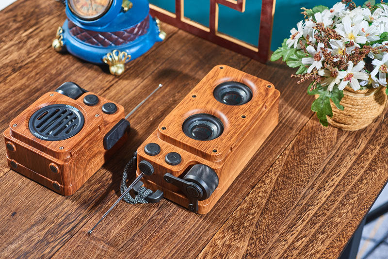 Lisslune | American Style Retro Bluetooth Radio Speaker