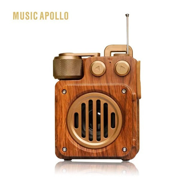 Lisslune | American Style Retro Bluetooth Radio Speaker