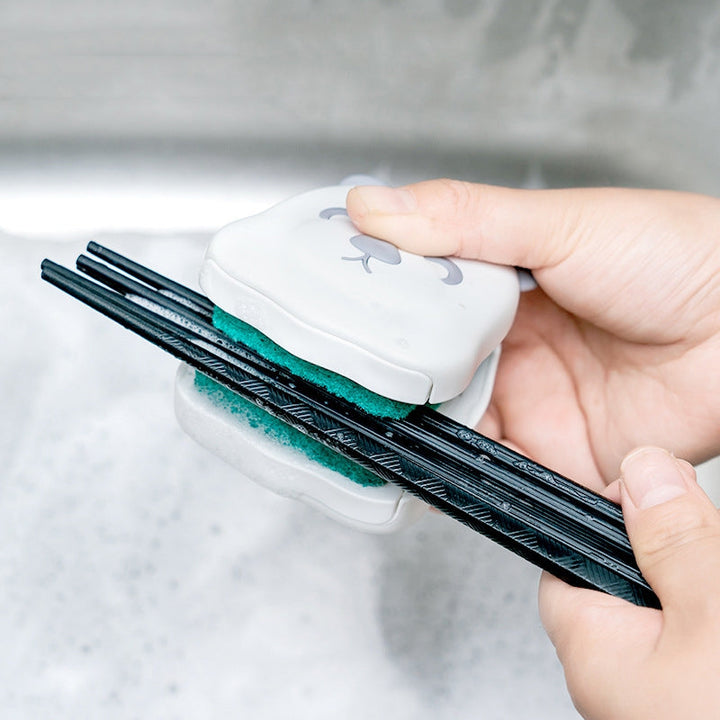 Lisslune | Two-Sided Kitchen Knife Cleaning Brush