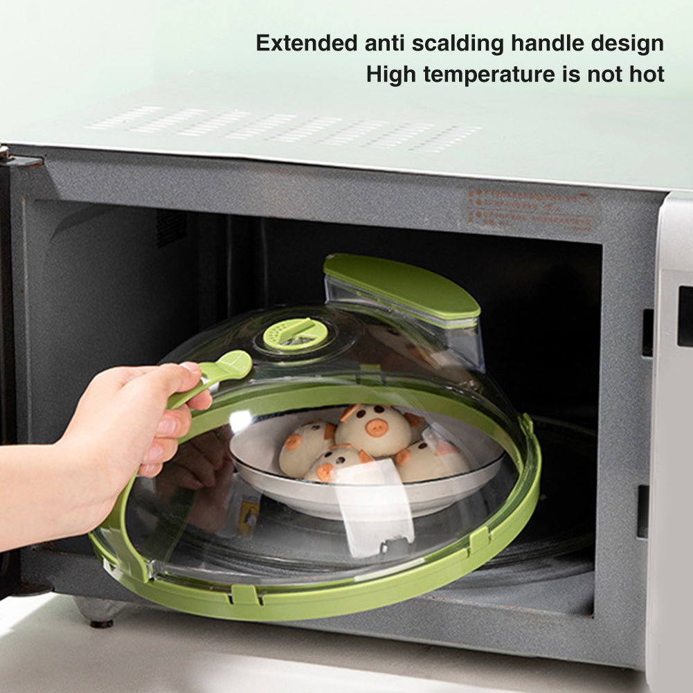 Lisslune | Adjustable Vent Transparent Microwave Cover Lid