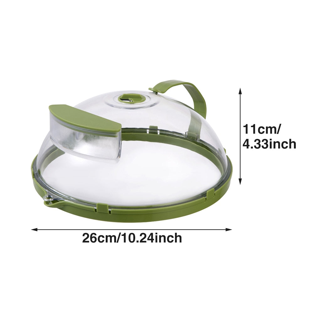 Lisslune | Adjustable Vent Transparent Microwave Cover Lid