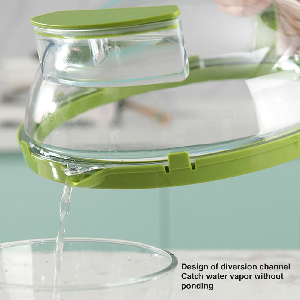 Lisslune | Adjustable Vent Transparent Microwave Cover Lid
