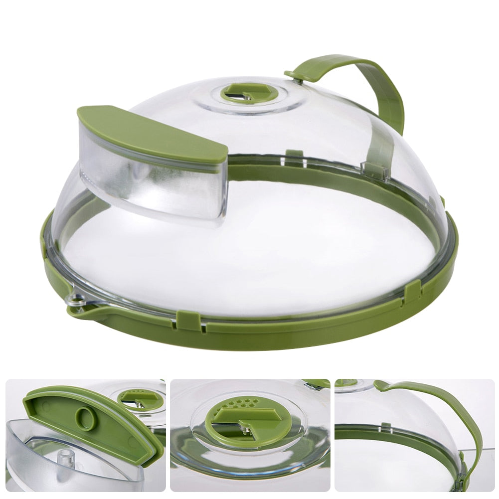 Lisslune | Adjustable Vent Transparent Microwave Cover Lid