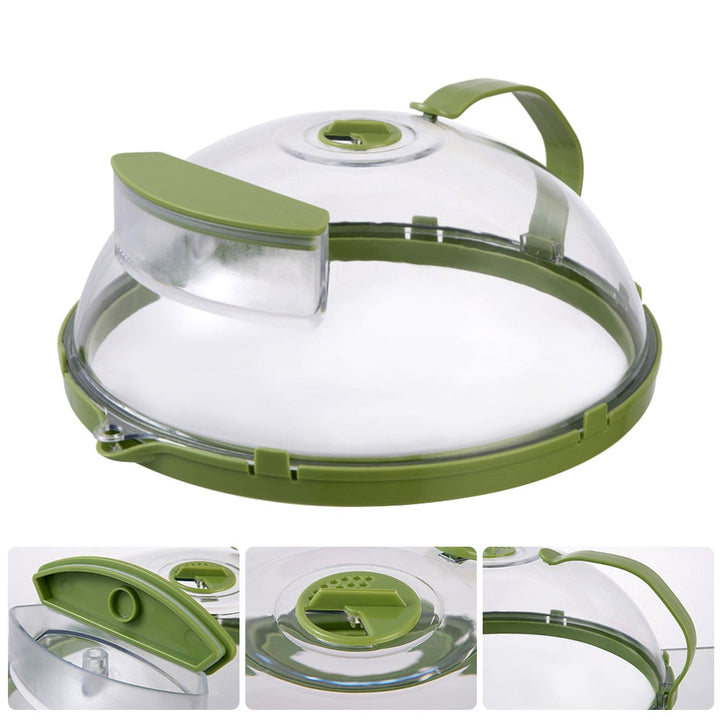 Lisslune | Adjustable Vent Transparent Microwave Cover Lid
