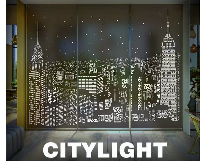 Lisslune | Blackout Amazing City Night View Window Sticker