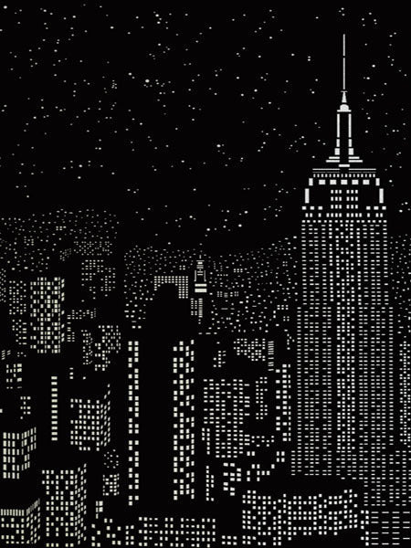 Lisslune | Blackout Amazing City Night View Window Sticker