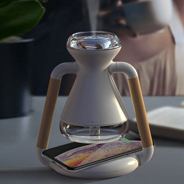 Lisslune | Mini Air Humidifier Wireless Phone Charger