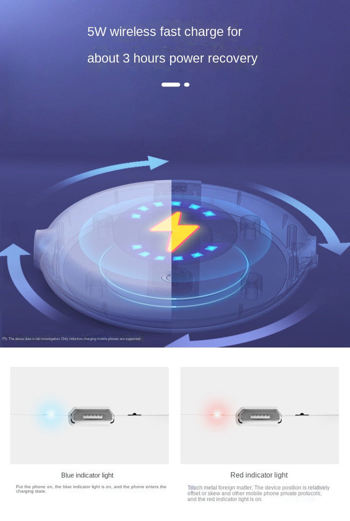 Lisslune | Mini Air Humidifier Wireless Phone Charger