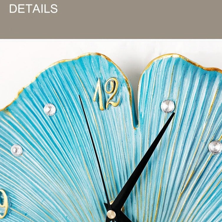 Lisslune | Elegant Leaf Wall Silent Clock