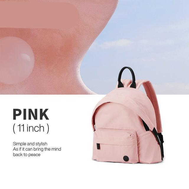 Lisslune | Stylish Pressed Nylon Travel Backpack: Your Chic Adventure Essence