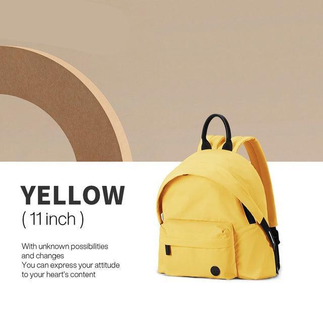 Lisslune | Stylish Pressed Nylon Travel Backpack: Your Chic Adventure Essence