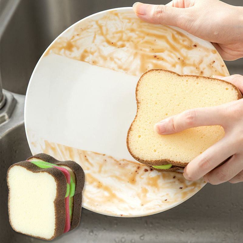 Lisslune | Bread Shape Dishwashing Sponge