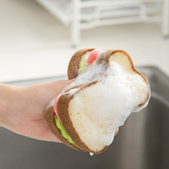 Lisslune | Bread Shape Dishwashing Sponge