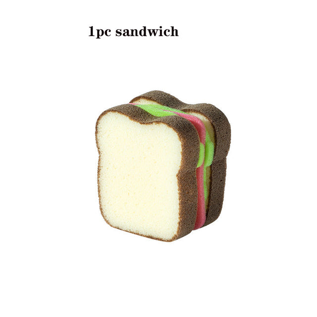 Lisslune | Bread Shape Dishwashing Sponge