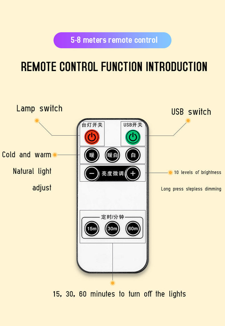 Lisslune | Remote Control Luminous Night Light