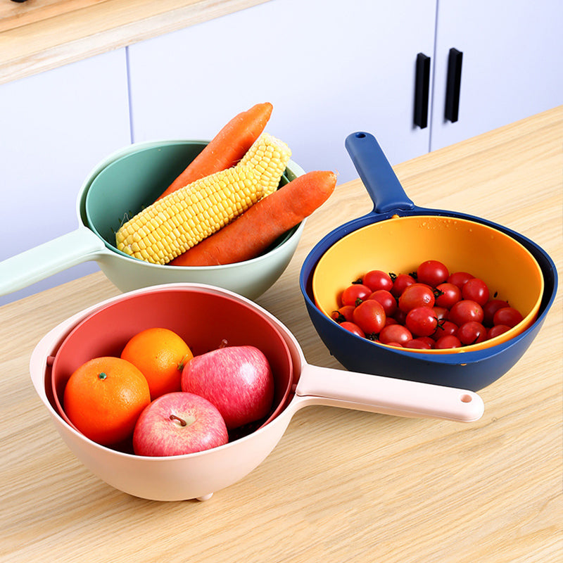 Lisslune | 360 Double-layer Rotatable Multifunctional Drain Basket