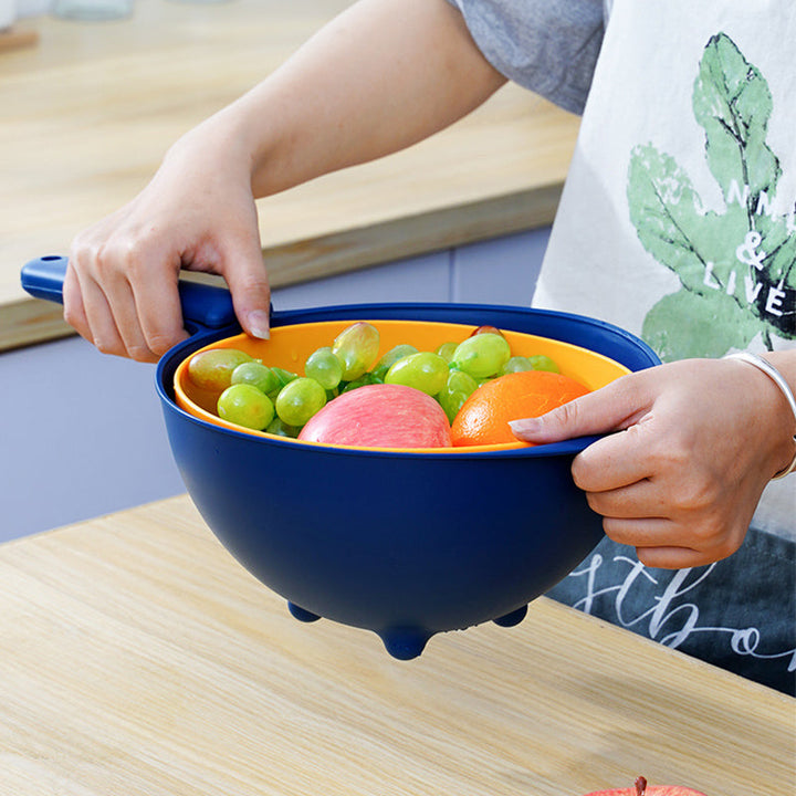Lisslune | 360 Double-layer Rotatable Multifunctional Drain Basket