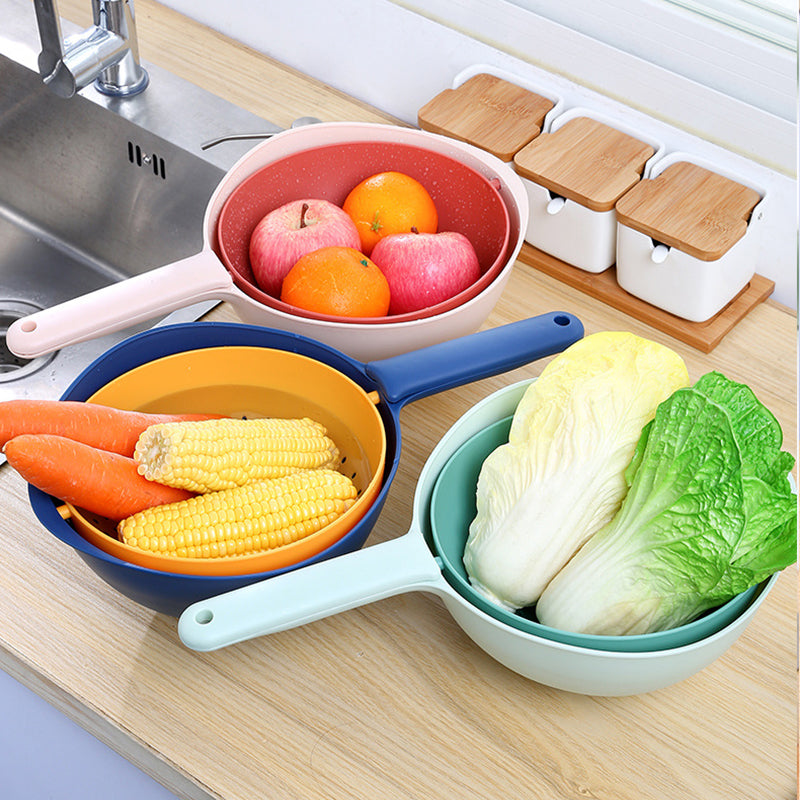 Lisslune | 360 Double-layer Rotatable Multifunctional Drain Basket