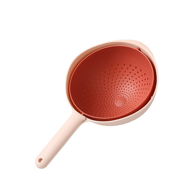 Lisslune | 360 Double-layer Rotatable Multifunctional Drain Basket