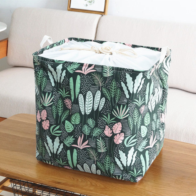 Lisslune | Large Capacity Cotton Foldable Laundry Basket