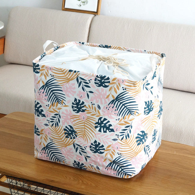 Lisslune | Large Capacity Cotton Foldable Laundry Basket