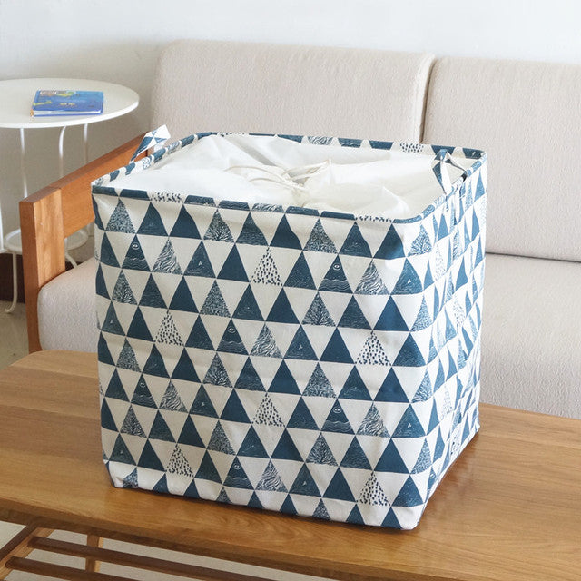 Lisslune | Large Capacity Cotton Foldable Laundry Basket