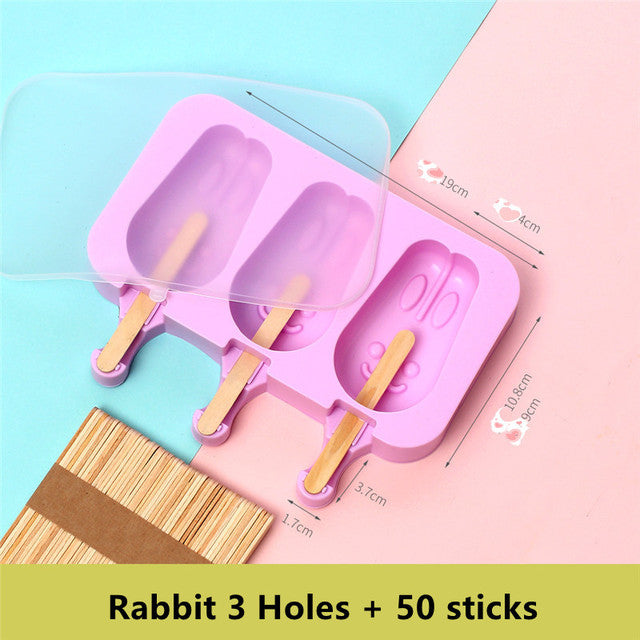 Lisslune | Cute Rabbit Ice Cream Molds