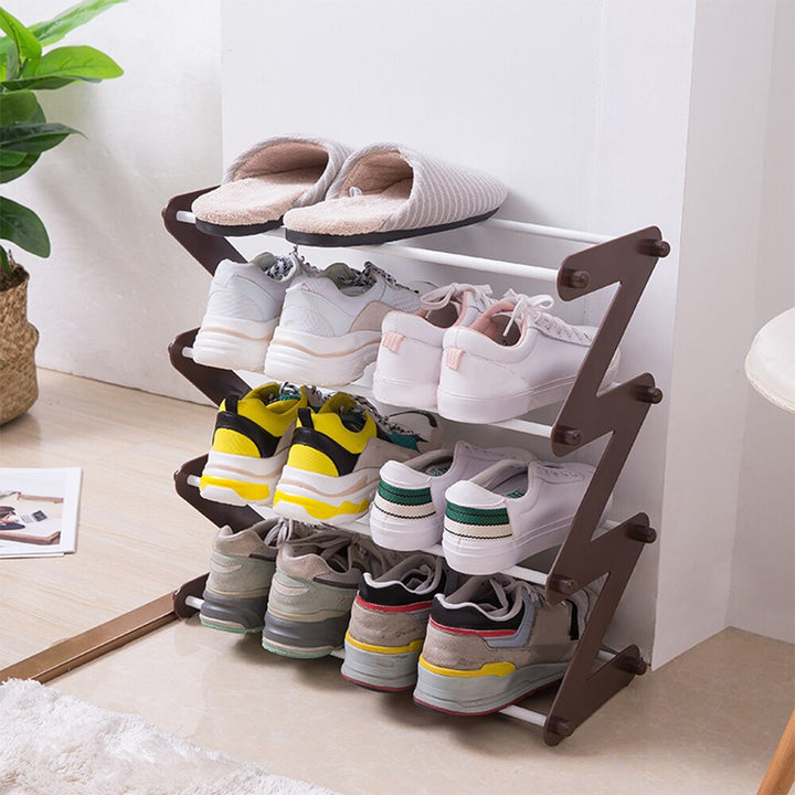 Lisslune | Minimal Z Adjustable Desk Organizer and Shoe Rack