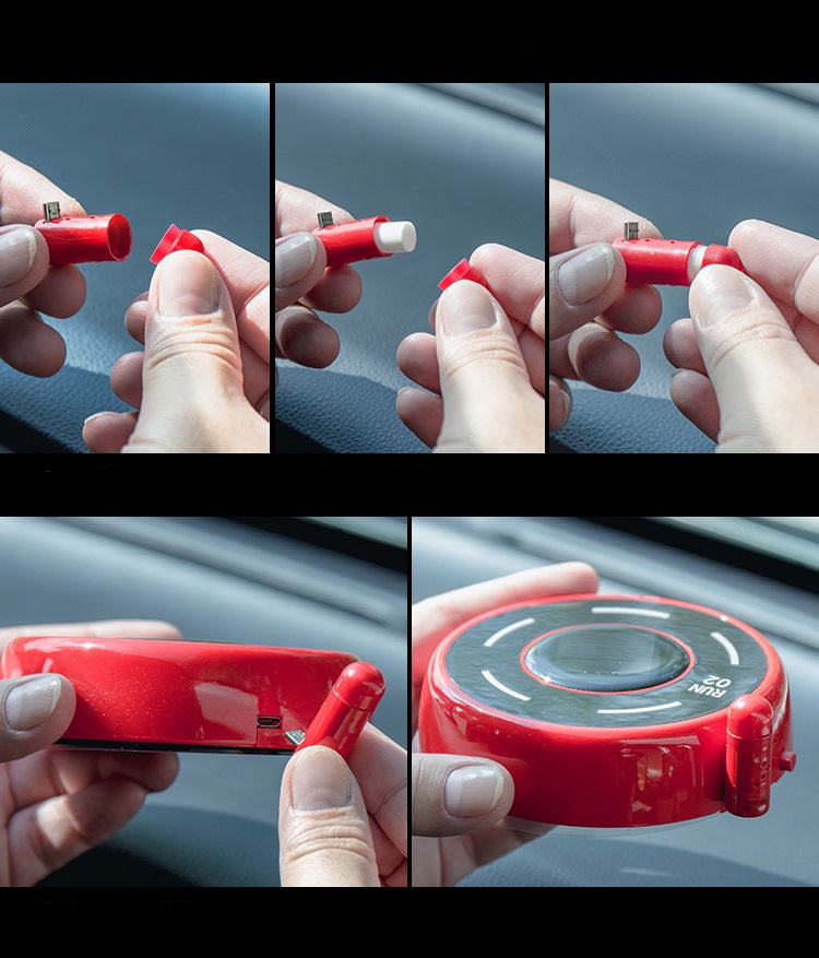 Lisslune | Rotating Race Solar Car Air Purifier