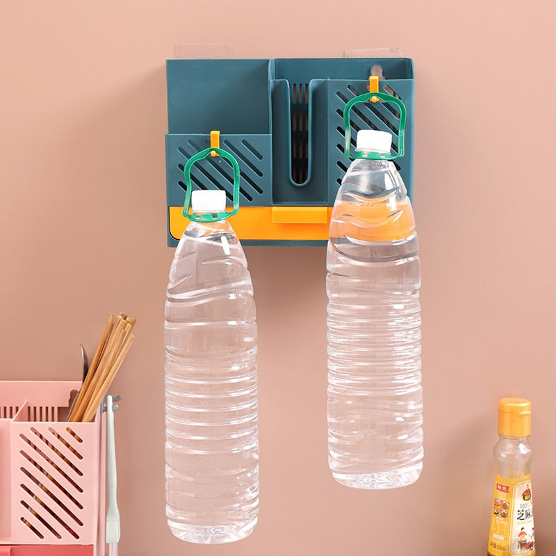 Lisslune | Wall-Mounted Kitchen Cutlery Drainer Storage