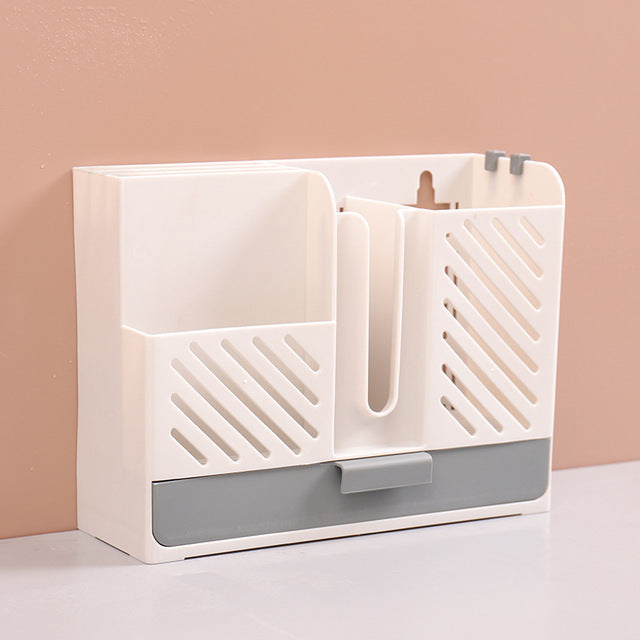 Lisslune | Wall-Mounted Kitchen Cutlery Drainer Storage