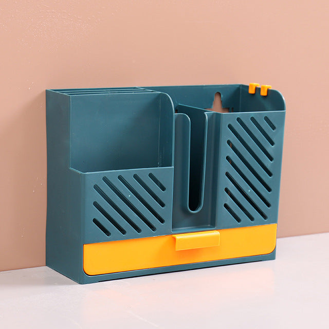 Lisslune | Wall-Mounted Kitchen Cutlery Drainer Storage