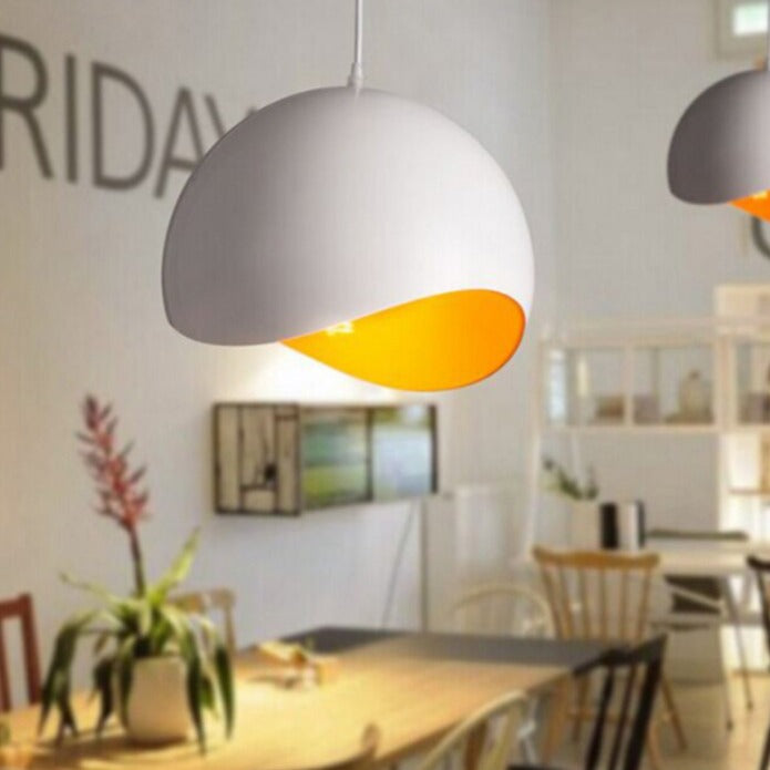Lisslune | Modern Aluminum Eggshell Nordic Pendant Lamp
