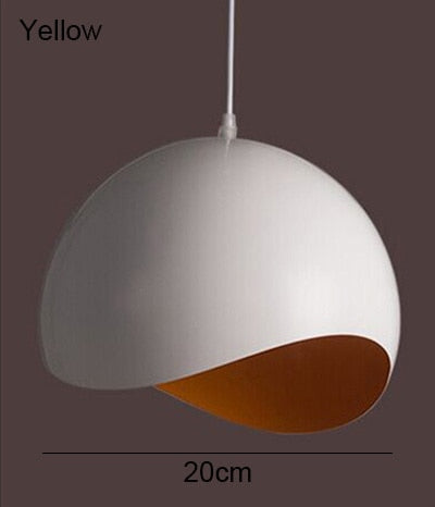 Lisslune | Modern Aluminum Eggshell Nordic Pendant Lamp