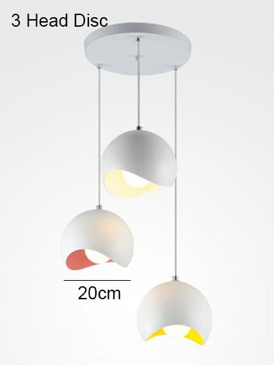 Lisslune | Modern Aluminum Eggshell Nordic Pendant Lamp
