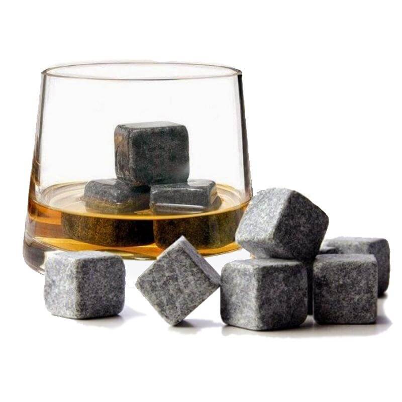 Lisslune | 9pcs/set Natural Whiskey Stones Home Bar Tools