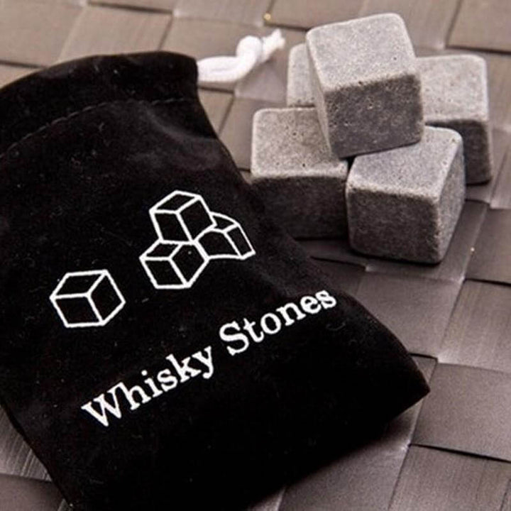 Lisslune | 9pcs/set Natural Whiskey Stones Home Bar Tools