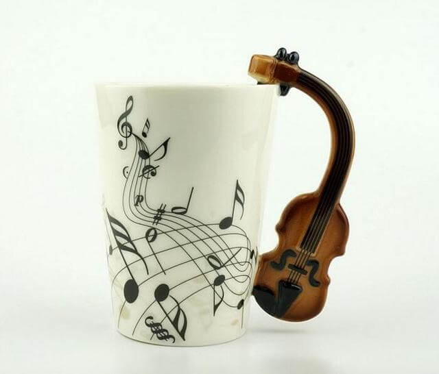 Lisslune | Guitar Style Ceramic Mug