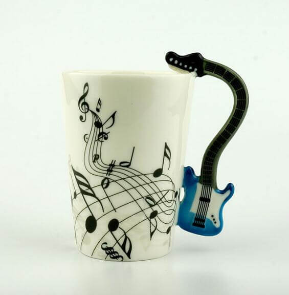 Lisslune | Guitar Style Ceramic Mug